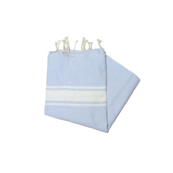 Fouta personnalisée — Bleu ciel